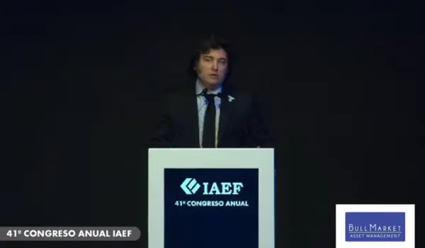 Milei desafió a la oposición y prometió vetar leyes en el IAEF